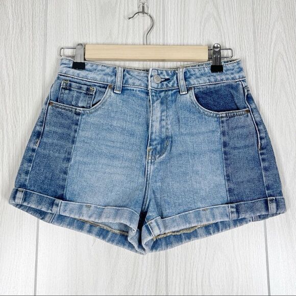 PacSun Pants - PacSun | Two Tone High Rise Mom Shorts Size 25